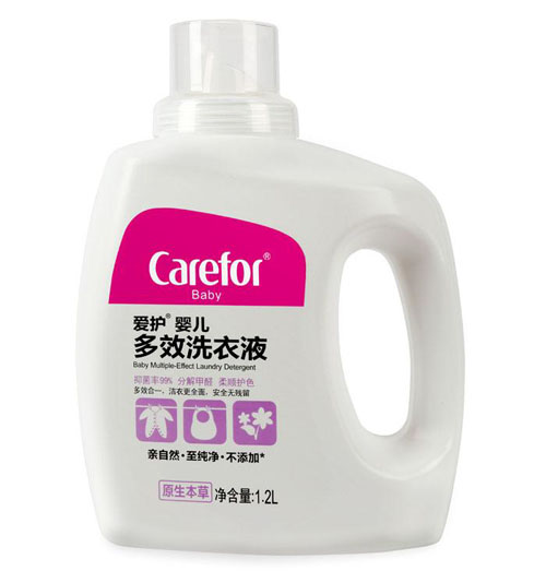 愛(ài)護(hù)yinge多效洗衣液1.2L瓶裝
