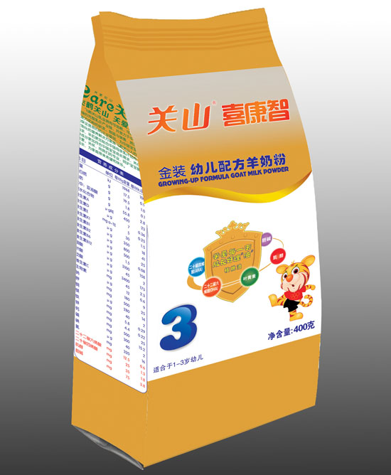 喜康智金裝youe配方羊奶粉400克袋裝