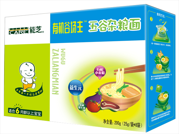 能芝有機(jī)谷場主五谷雜糧面