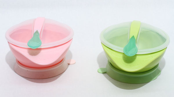 新兒寶單耳吸盤碗(配感溫勺)