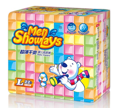 Menshowlays極薄干爽yinge紙尿褲L碼