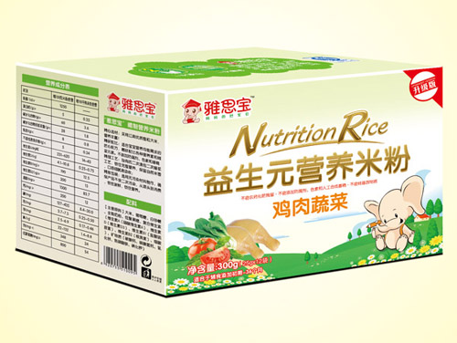 雅思寶益生元雞肉蔬菜營養(yǎng)米粉