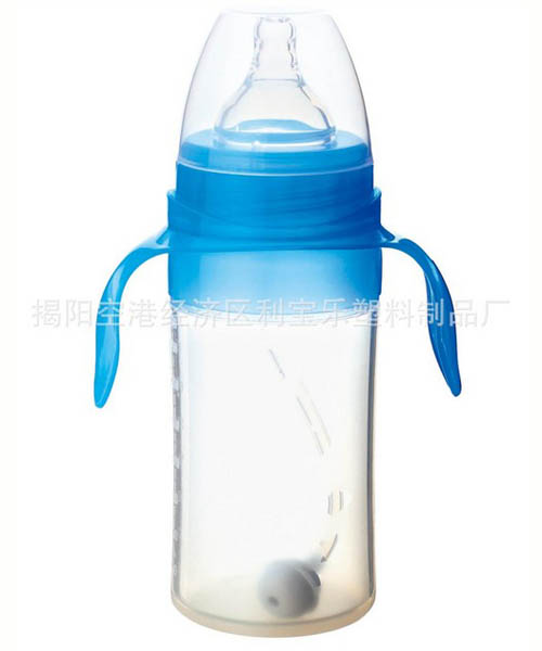利寶樂寬口徑硅膠自動大號奶瓶