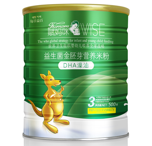 賦媽咪DHA藻油益生菌金胚芽米粉3段