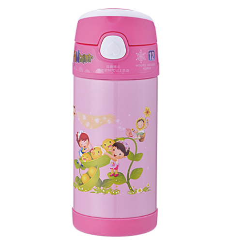 天使貝貝歡樂兒童水杯粉色