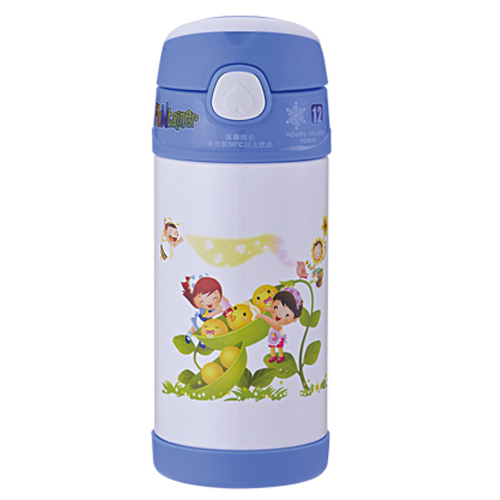 天使貝貝歡樂兒童水杯白色