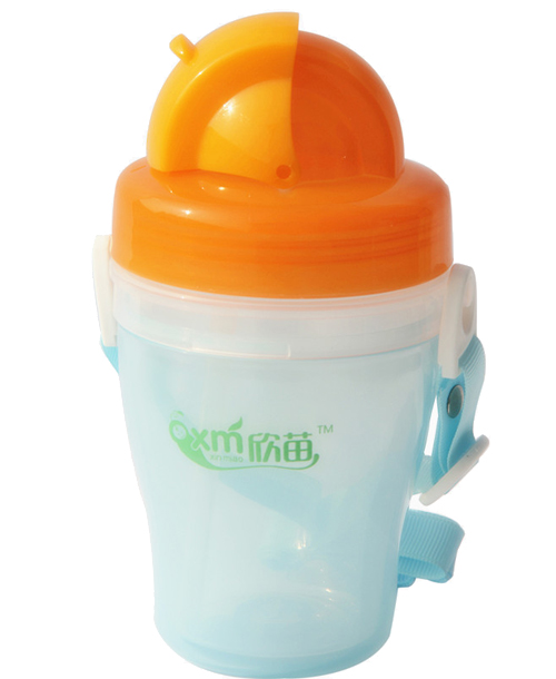 欣苗吸水杯橙色