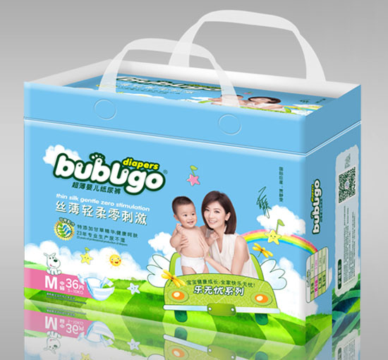 bubugo樂無憂系列超薄yinge紙尿褲