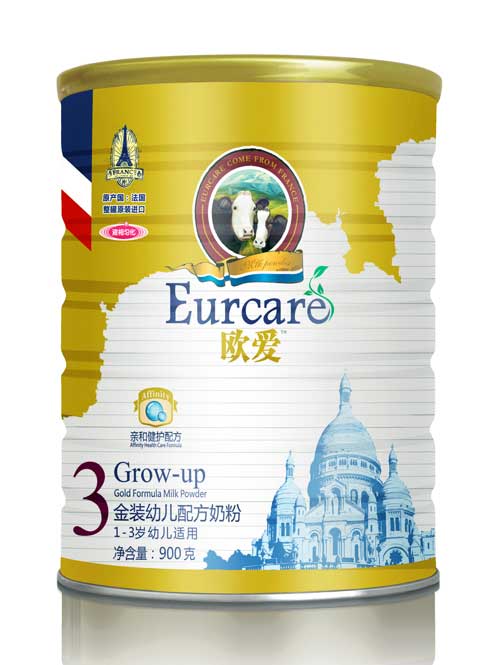 歐愛原裝進(jìn)口金裝youe配方奶粉3段