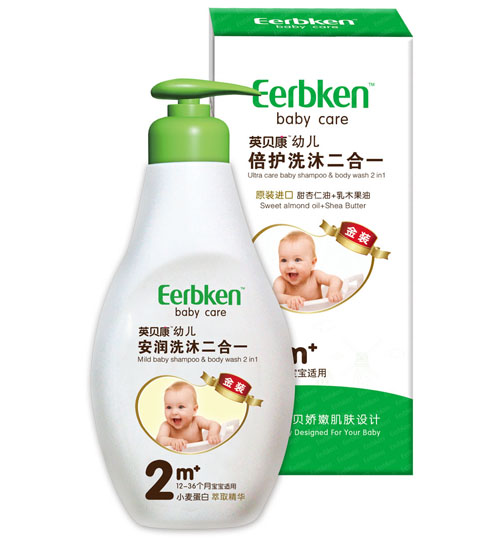 英貝康幼兒倍護洗沐二合一(小麥蛋白)2階段