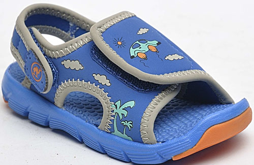 駱駝兒童沙灘鞋藍(lán)色