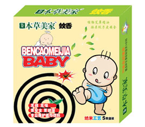 本草美家兒童蚊香
