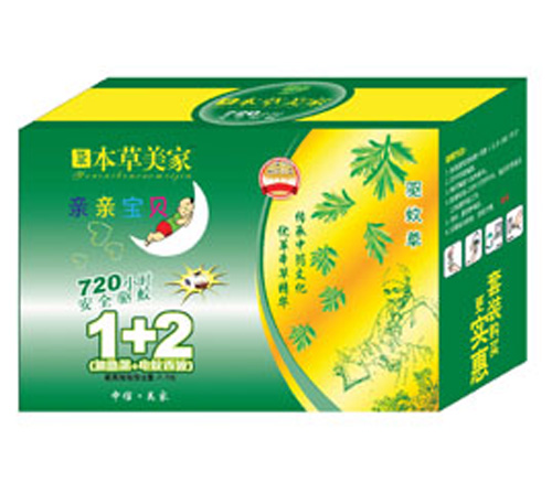 草本美家親親寶貝 1+2 720小時驅(qū)蚊
