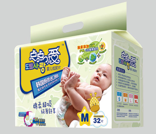 點(diǎn)點(diǎn)愛綿柔超吸yinge紙尿片M碼