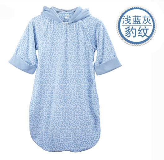 貝茜蒂淺藍(lán)色豹紋yinge睡袋