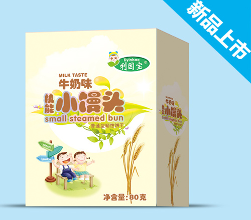 利因寶牛奶味機能小饅頭