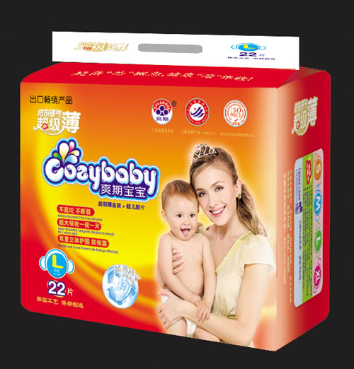 爽期寶寶超仿布透氣健兒尿片L碼