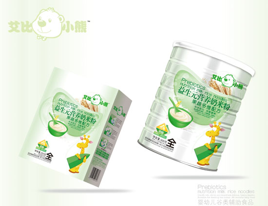 艾比小熊果樹多維益生元營養(yǎng)奶米粉