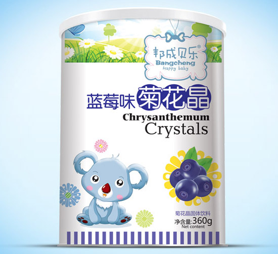 邦成貝樂菊花晶紙聽藍莓味