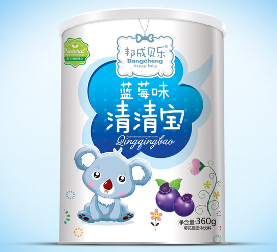 邦成貝樂清清寶紙聽藍(lán)莓味