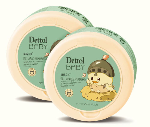 滴露寶貝yinge滋爽玉米爽身粉