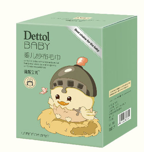 滴露寶貝yinge紗布毛巾