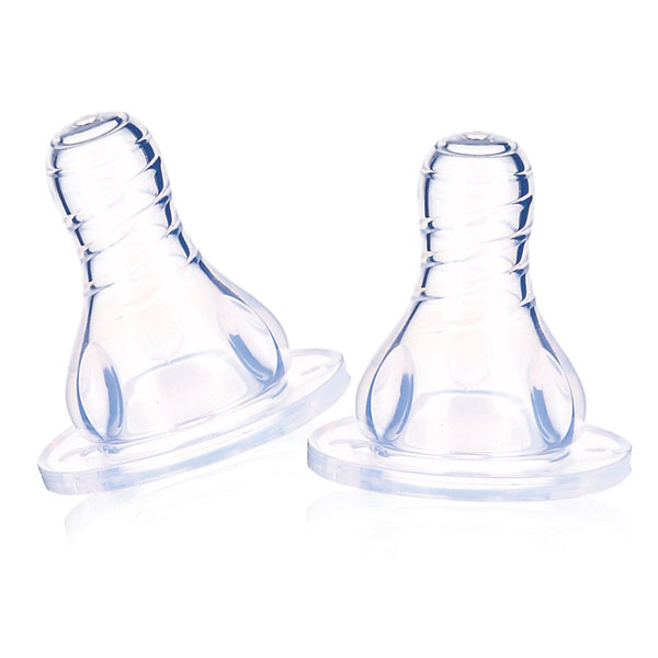 貝樂嘉標(biāo)口實感硅膠奶嘴