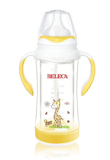 貝樂嘉貼花yinge奶瓶黃色