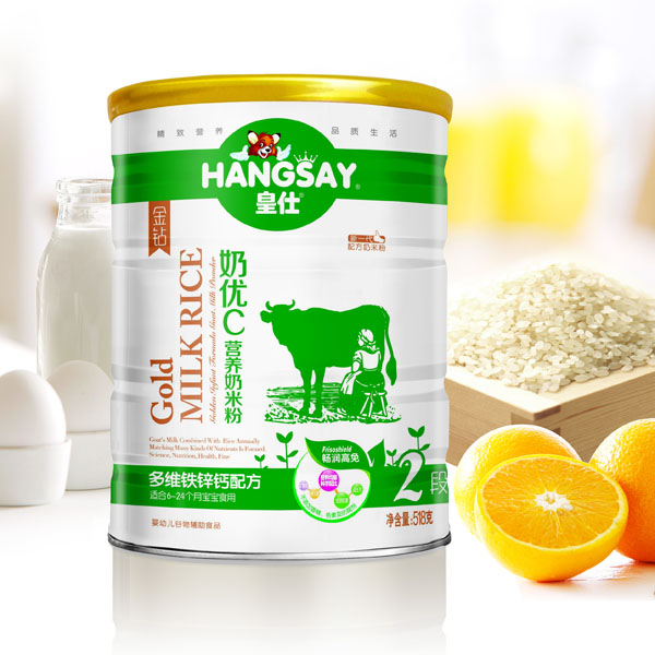 皇仕多維鐵鋅鈣配方奶優(yōu)C營(yíng)養(yǎng)奶米粉