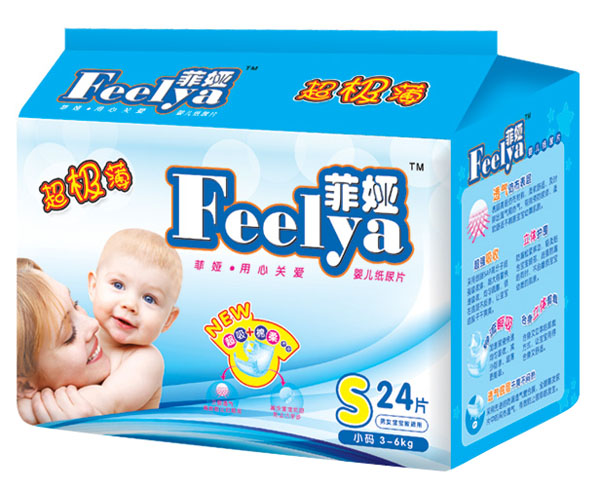 菲婭超薄棉柔yinge紙尿片S24片