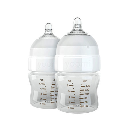 yoomi140ml新生嬰兒奶瓶兩個裝