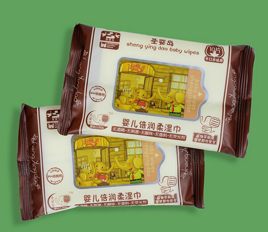 圣嬰島yinge倍潤柔濕巾