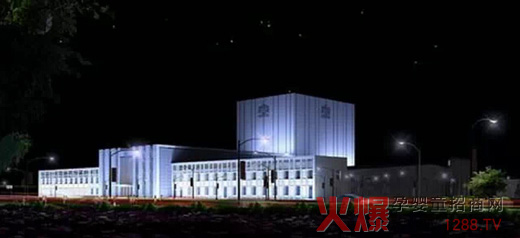 黑龍江辰鷹乳業(yè)新廠夜景