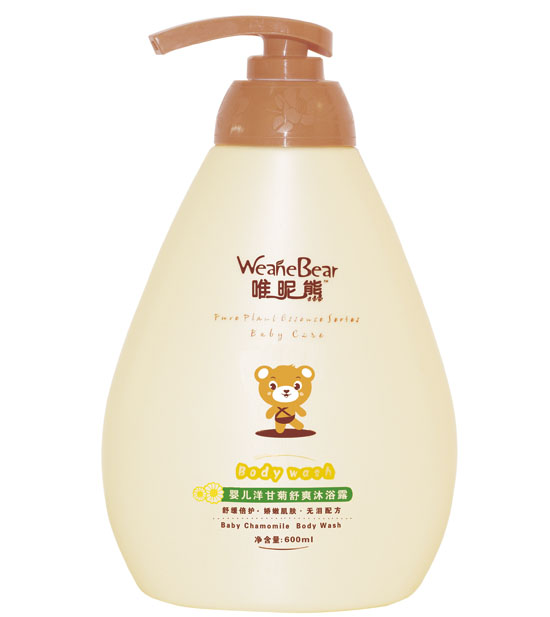 唯昵熊yinge洋甘菊舒爽沐浴露600ml