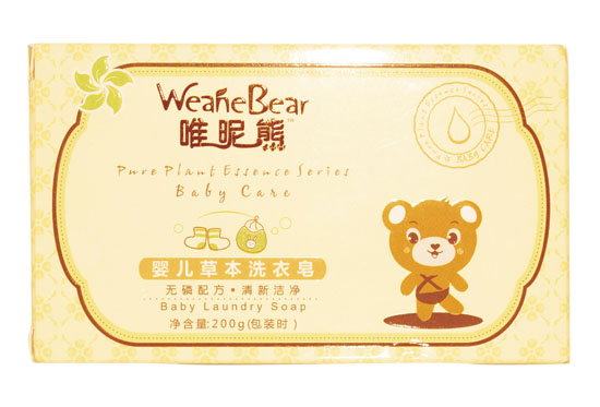 唯昵熊yinge草本洗衣皂200g