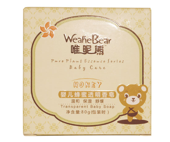 唯昵熊yinge蜂蜜透明皂80g
