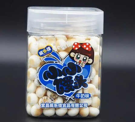 威樂(lè)佳牛奶味饅頭80克