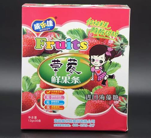 威樂(lè)佳草莓水果條