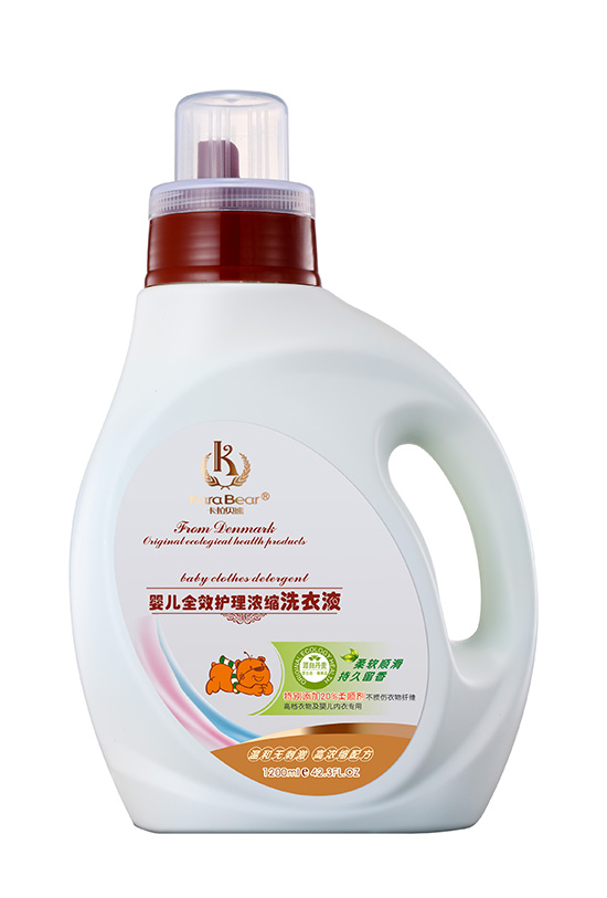 卡拉貝熊1200ml嬰兒全效護(hù)理濃縮洗衣液