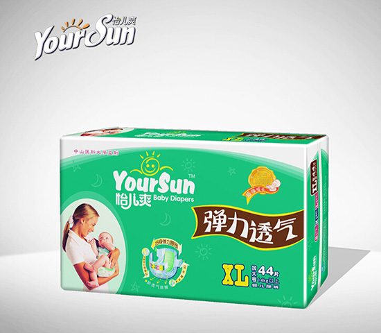 怡兒爽彈力透氣yinge紙尿褲XL44片