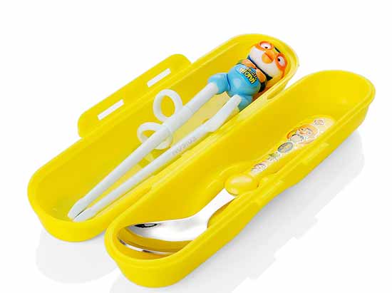 慈愛(ài)寶露露筷勺盒3件套黃色