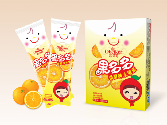 歐貝可香橙味水果條