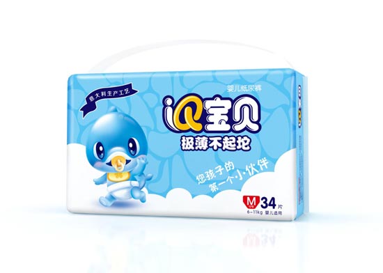 IQ寶貝紙尿褲M34