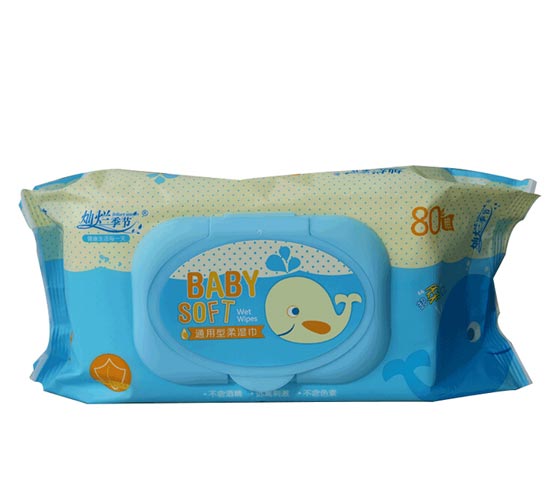 燦爛季節(jié)超柔yinge濕巾80片