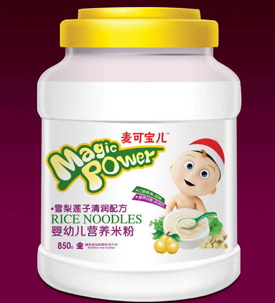 麥可寶兒雪梨蓮子清潤(rùn)yingye營(yíng)養(yǎng)米粉