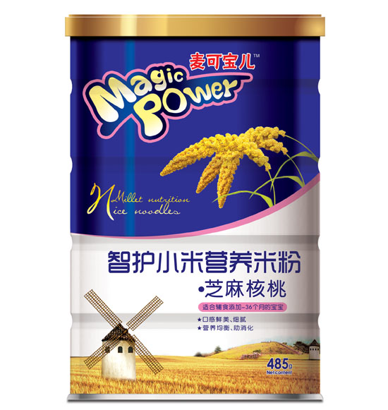 麥可寶兒芝麻核桃智護(hù)小米營(yíng)養(yǎng)米粉