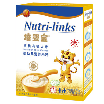 培嬰寶核桃有機(jī)大米yingye營養(yǎng)米粉