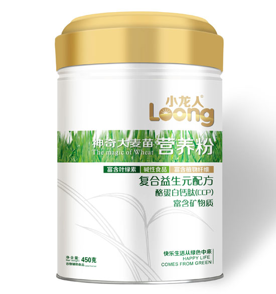 小龍人復(fù)合益生元配方神奇大麥苗營養(yǎng)粉