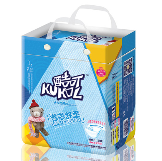 酷可時尚超級薄yinge紙尿褲L碼24片小包