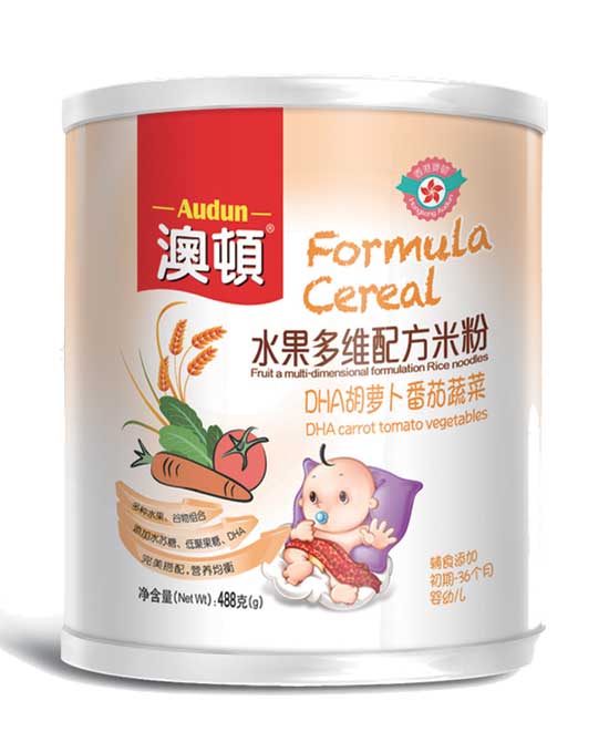 澳頓DHA胡蘿卜番茄蔬菜水果米粉